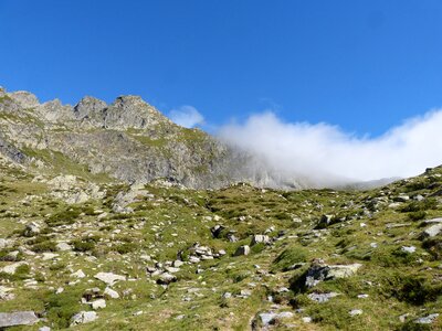 Mountain pass border pyrenee catalunya