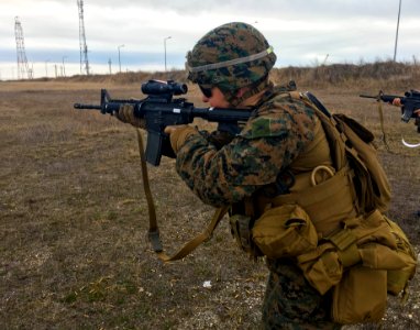 26th MEU, Romanian FET participate in a live-fire range du… photo