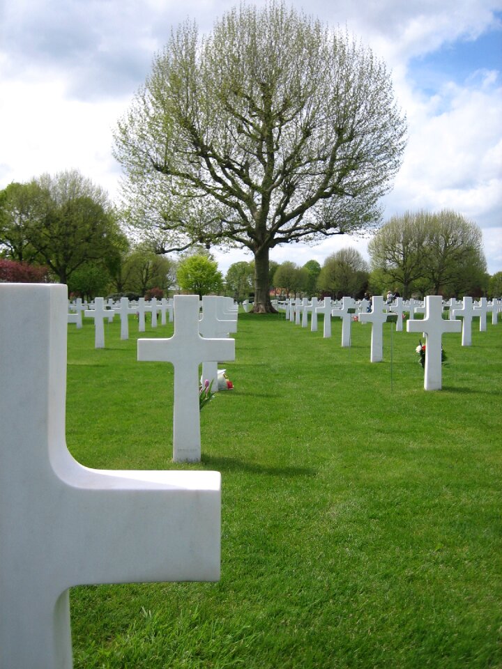 Graveyard cross monument