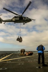 USS Oak Hill Conducts Replenishment at Sea in Atlantic Oce…