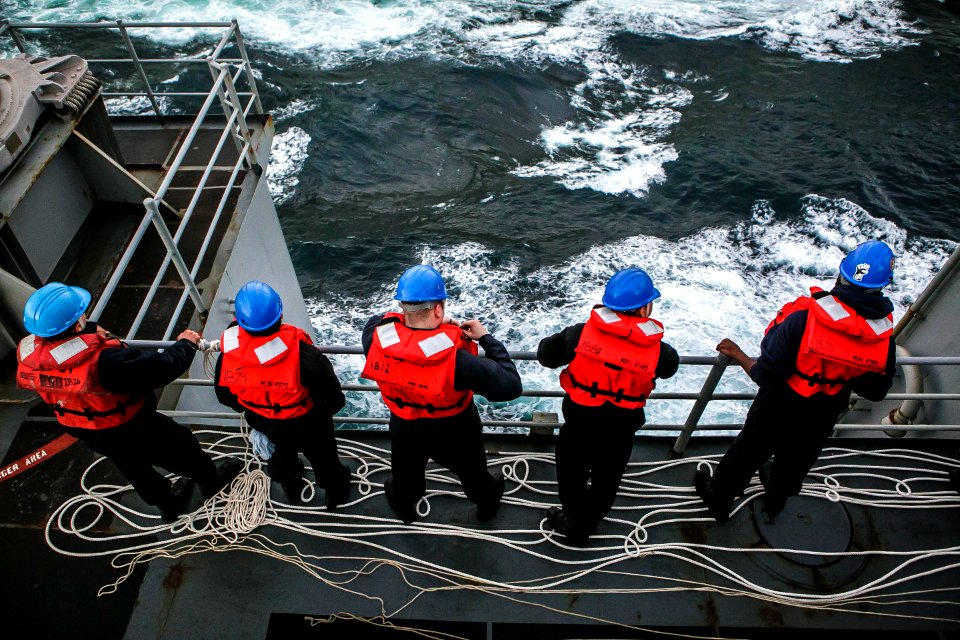 USS Oak Hill Conducts Replenishment at Sea in Atlantic Oce…