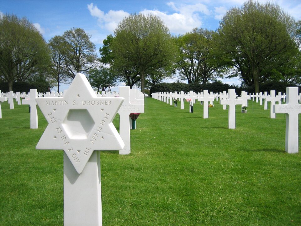 Graveyard cross monument