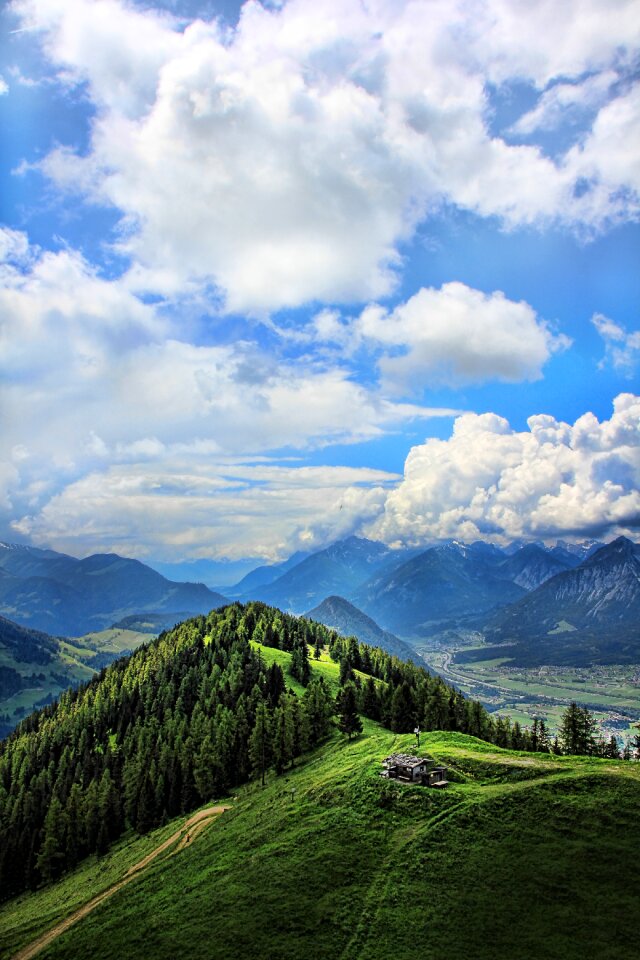 Alm alpine hut alpine meadow