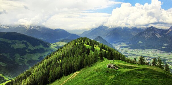 Alm alpine hut alpine meadow