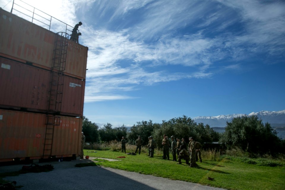 SOUDA BAY, GREECE (March 6, 2018) U.S. Marines assigned to…