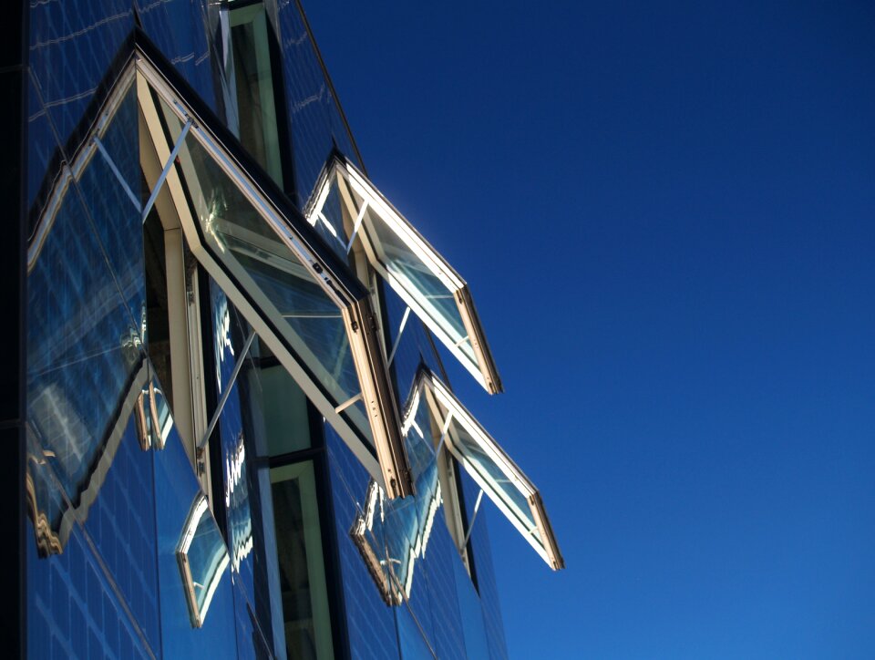 Architecture sky blue