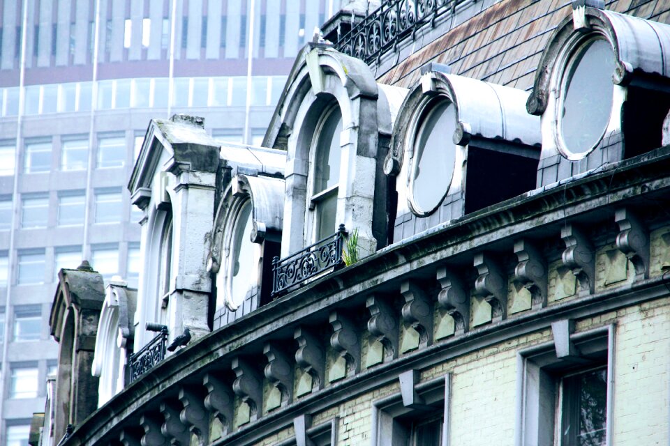Architecture modern facade