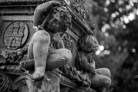 Hamburg monochrome image