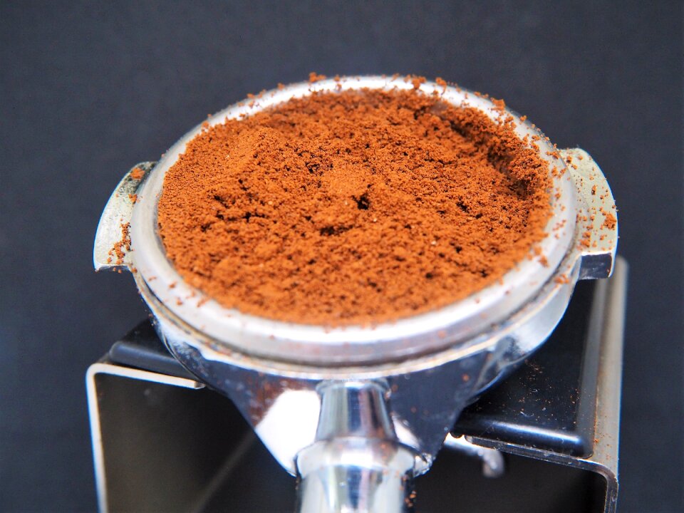 Coffee ground datailaufnahme ground coffee