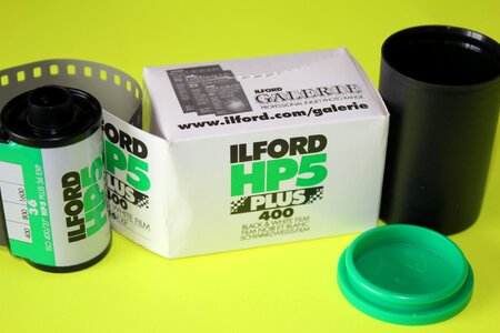 Roll negative celluloid photo
