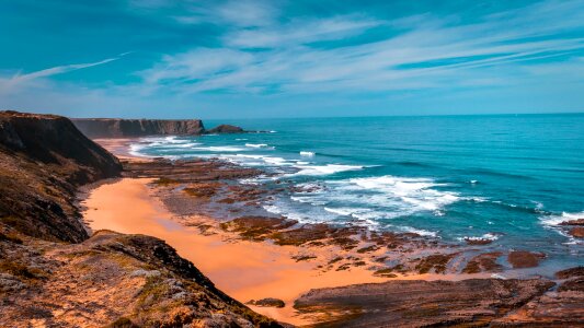 Portugal beach landscape photo
