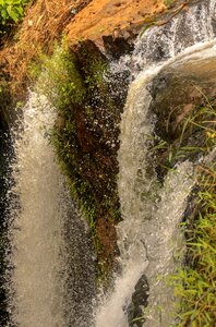 Nature waterfall brown waterfall photo