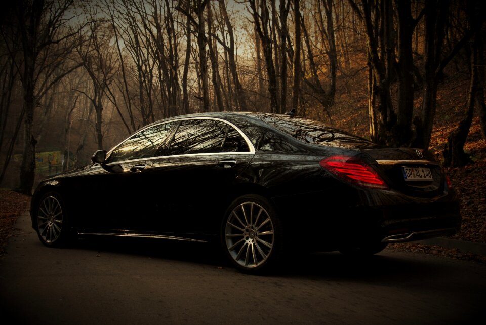 Luxury car mercedes s class