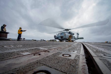180611-N-UB406-0072 NORWEGIAN SEA (June 11, 2018) Sailors …