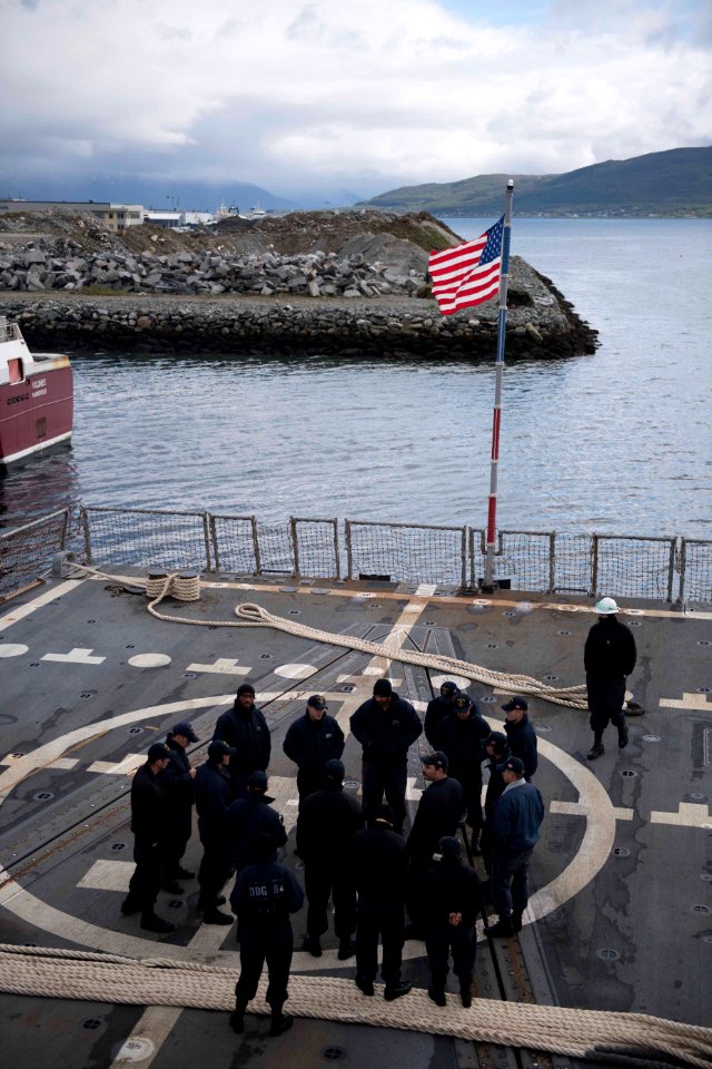 180613-N-EV253-031 TROMSO, NORWAY (June 13, 2018) Sailors …