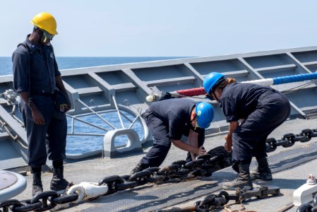 180625-N-DZ642-0023 MEDITERRANEAN SEA (June 25, 2018) Sail…
