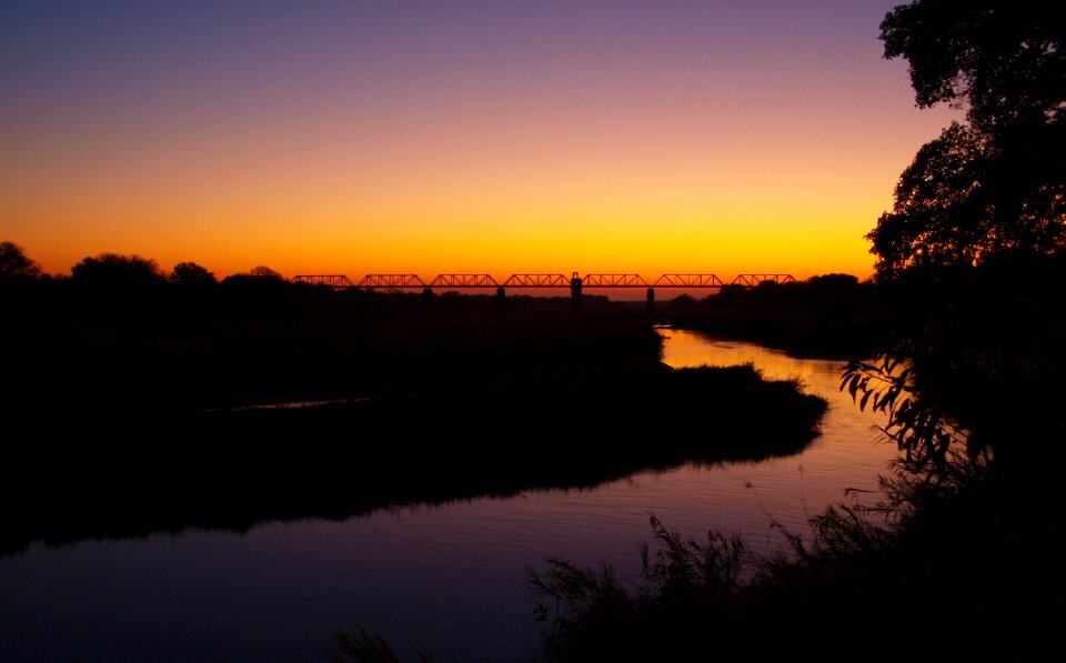 Nature landscape sunset