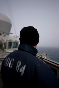 180624-N-EV253-020 NORWEGIAN SEA (June 24, 2018) Boatswain…