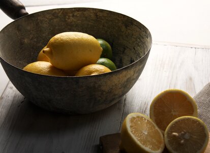 Fruit natural brown lemon