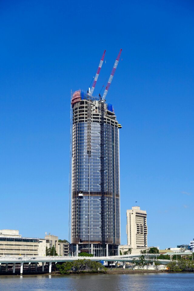 Business building tower construction