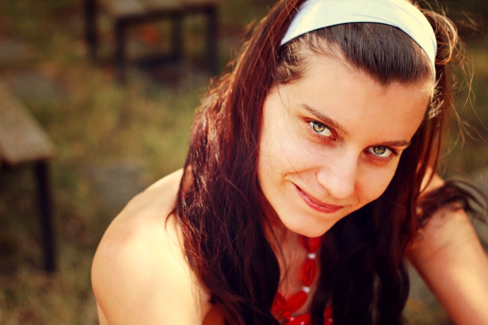 Young woman smile woman