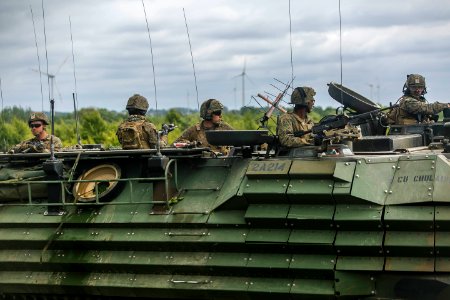 26th MEU Tank platoon, Polish BMP unit go head-to-head in … photo