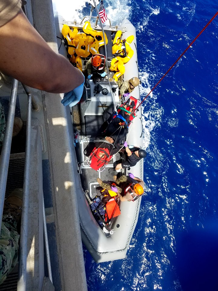 USNS Trenton Mariners in Distress Rescue
