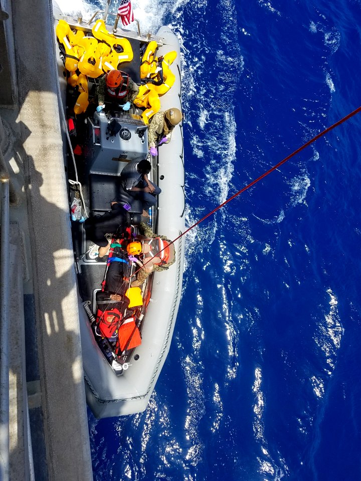 USNS Trenton Mariners in Distress Rescue