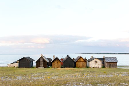 Shacks beach hut photo