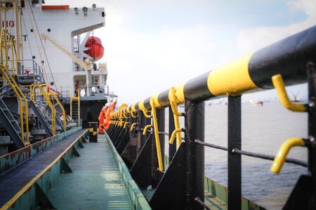 River sea tanker