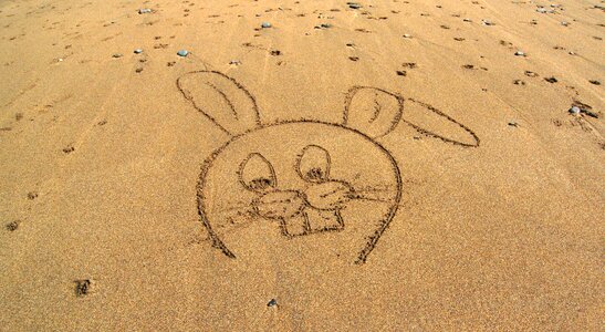 Sand drawing sketch