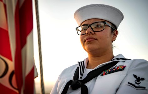 USS Carney Departs Rota Spain photo