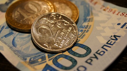Coins currency bills