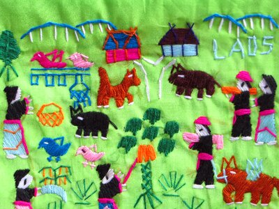 Embroidery silk industry local stories