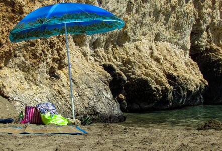 Umbrella beach summertime