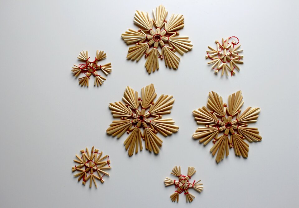 Poinsettia jewellery decoration