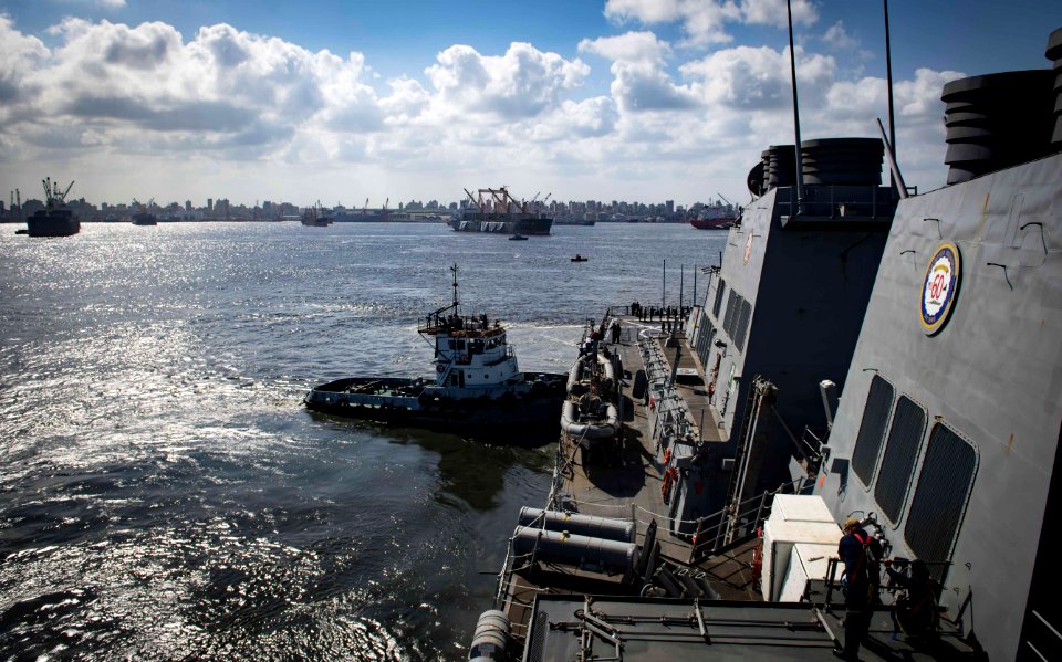 USS Carney Arrives in Alexandria, Egypt