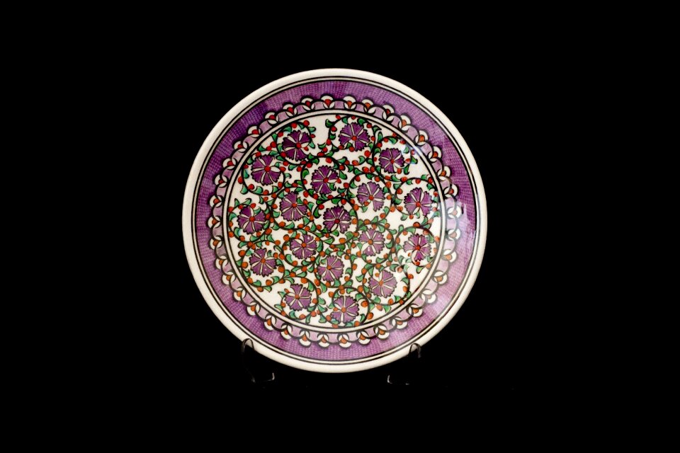 Plate ceramic turkey