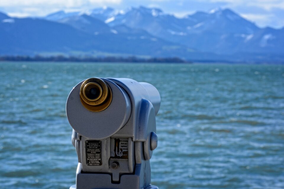 Binoculars distant view viewpoint