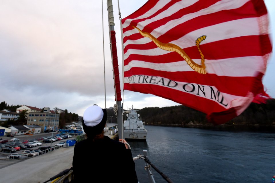 190211-N-JX484-093.HAAKONSVERN, Norway (Feb. 11, 2019) Cry…