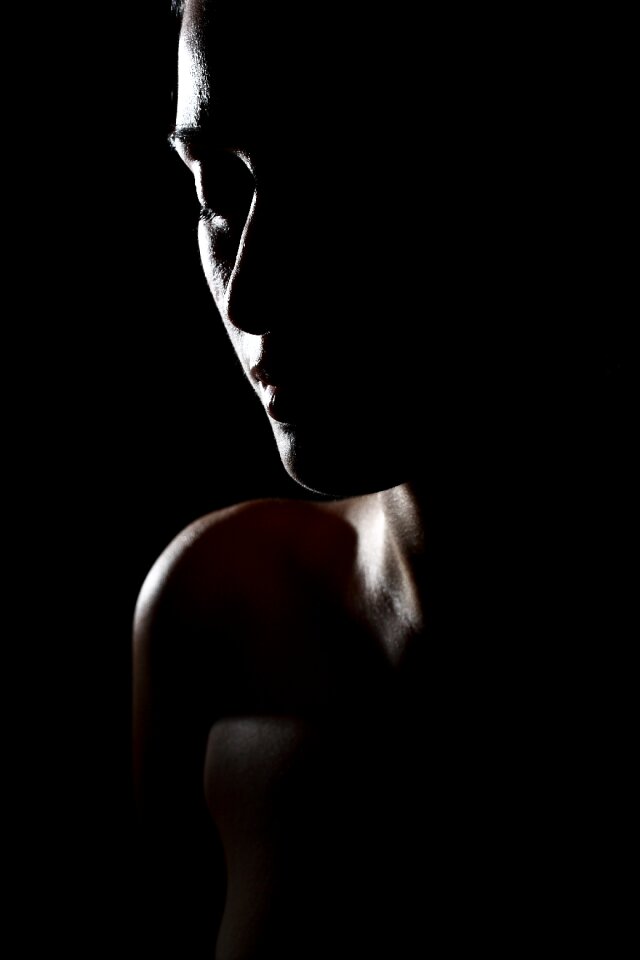 Beauty the innocence silhouette
