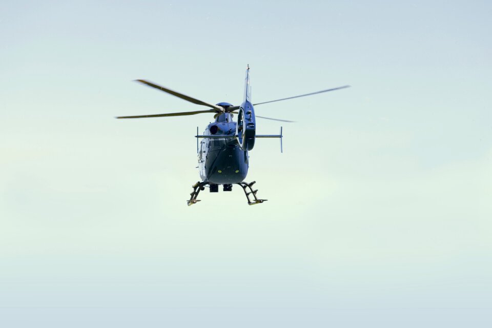 Helicopter rescue security flying