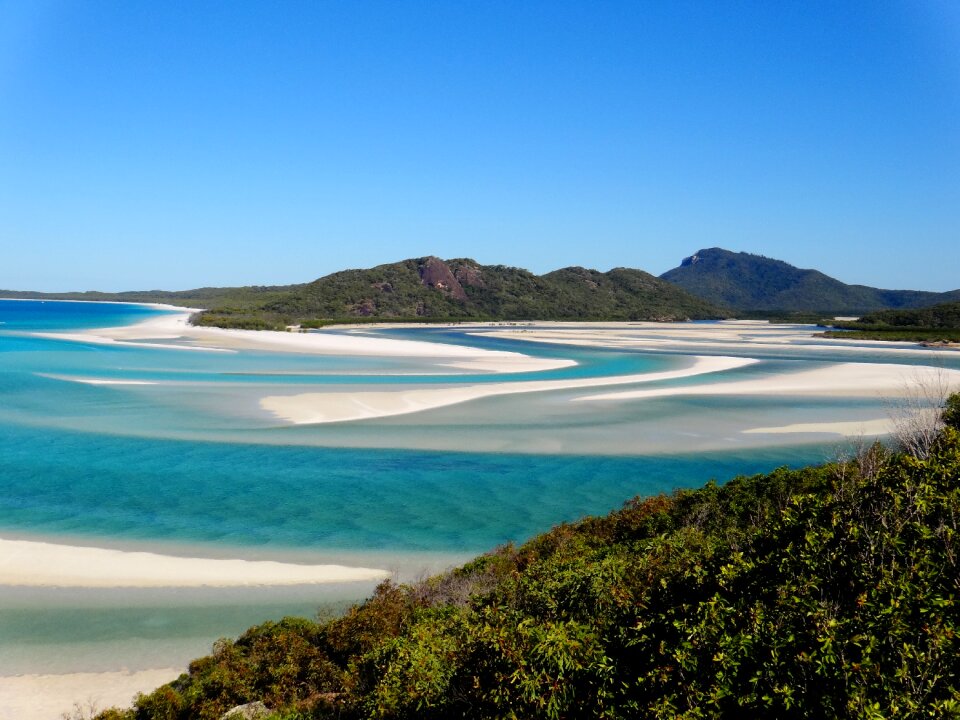 White down under sand