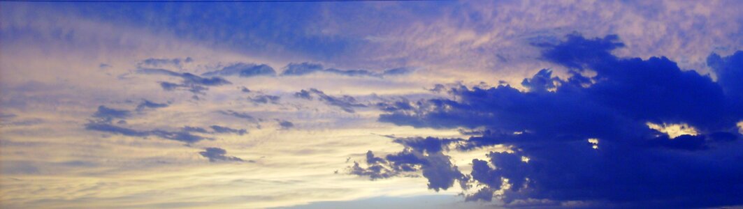 Sky clouds blue