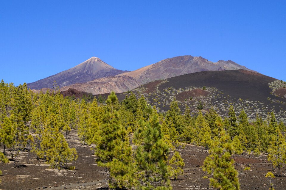 Rock formations tenerife canary islands photo