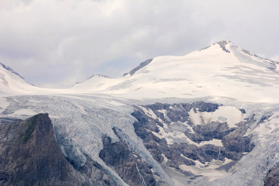 Alpine snow landscape