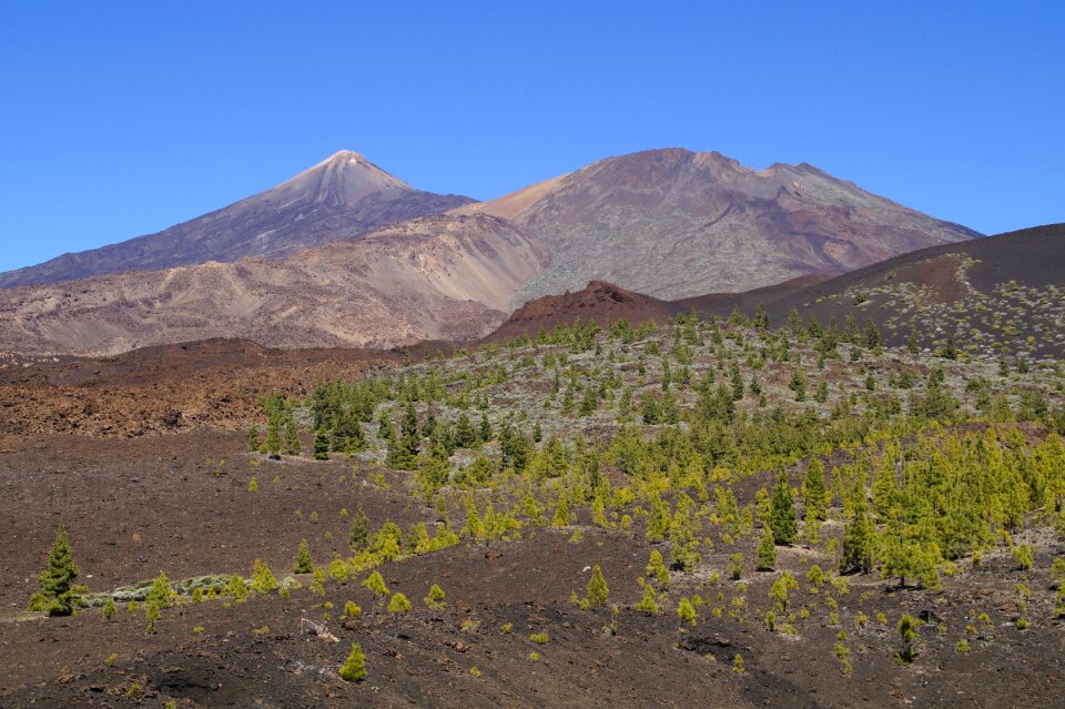 Rock formations tenerife canary islands photo