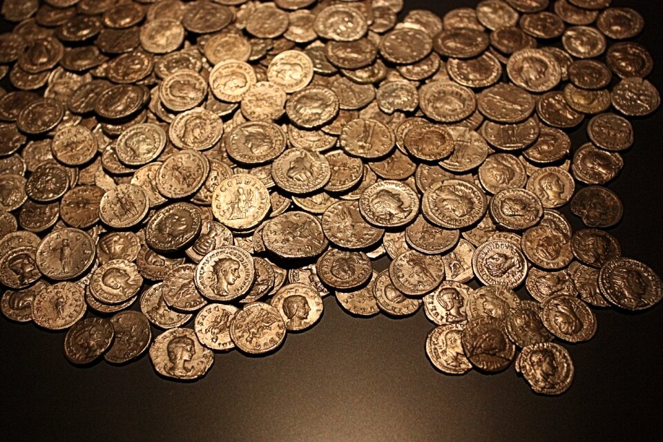 Gold coins antique sesterces