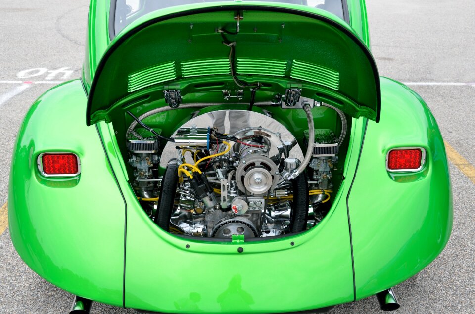 Rear engine customized classic