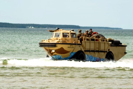 Amphibious beach landing at Kallaste Beach, Estonia, BALTO… photo